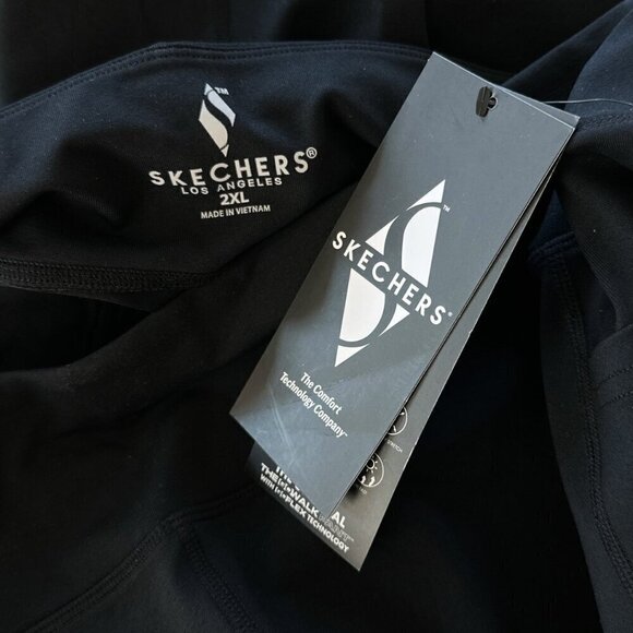 Skechers Black Gowalk Pants Activewear Workout Exercise Yoga NWT NEW 2XL XXL - Picture 9 of 9